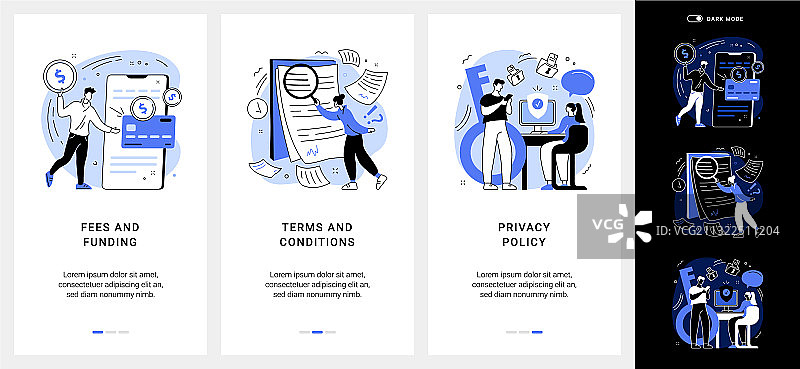 网站信息页面移动应用UI工具包图片素材