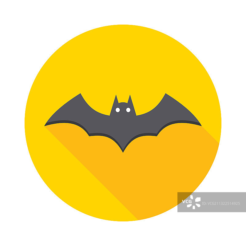 万圣节发光蝙蝠图标图片素材