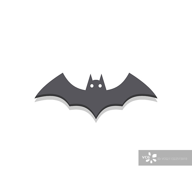 万圣节发光蝙蝠图标图片素材