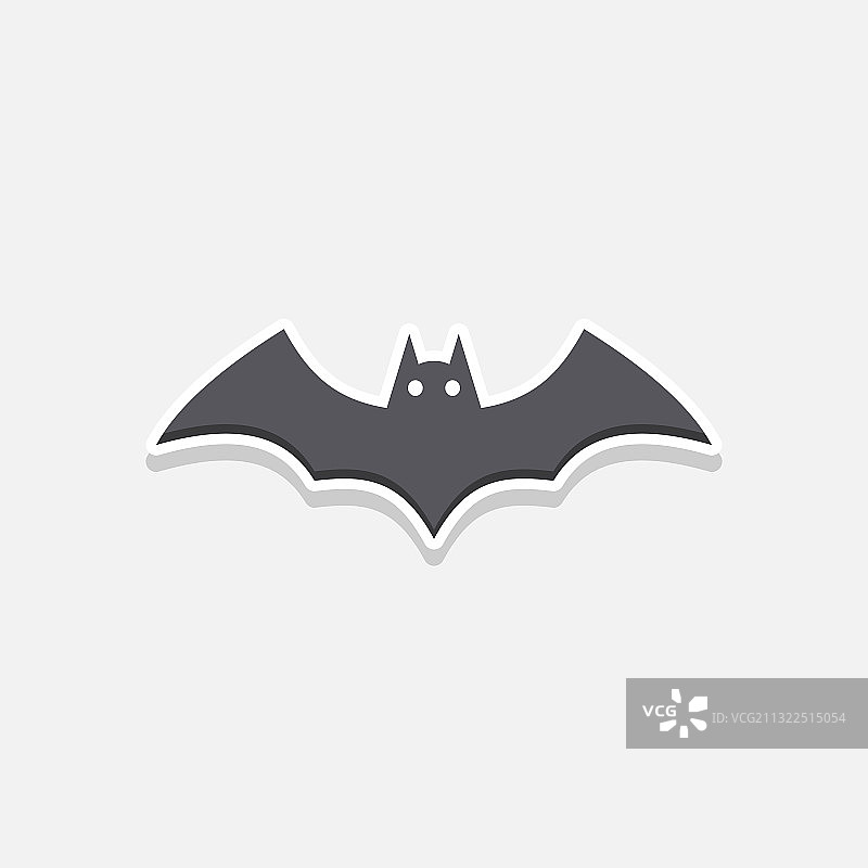 万圣节发光蝙蝠图标图片素材