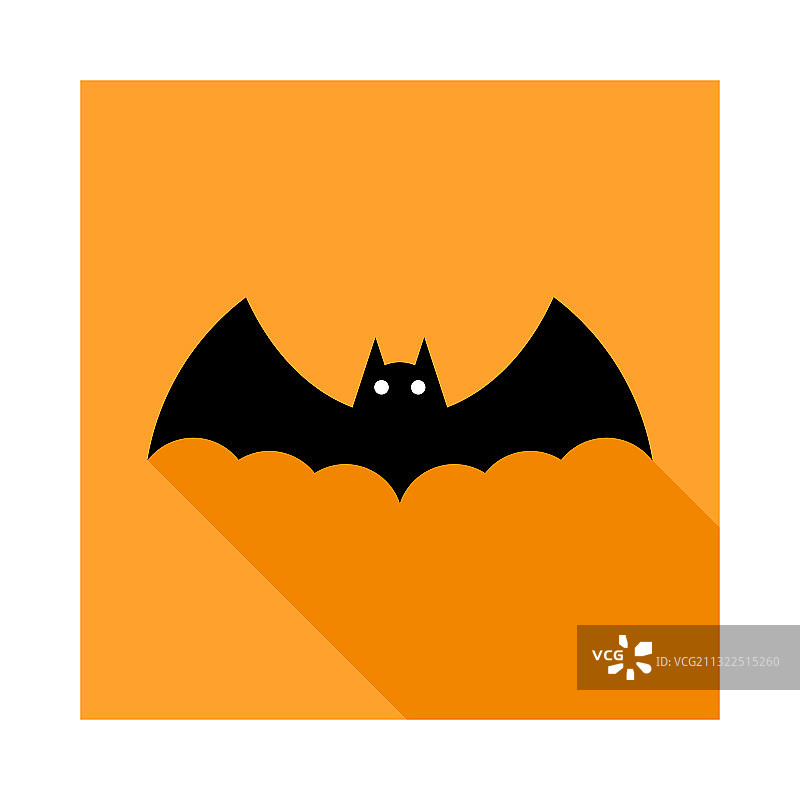 万圣节发光蝙蝠图标图片素材