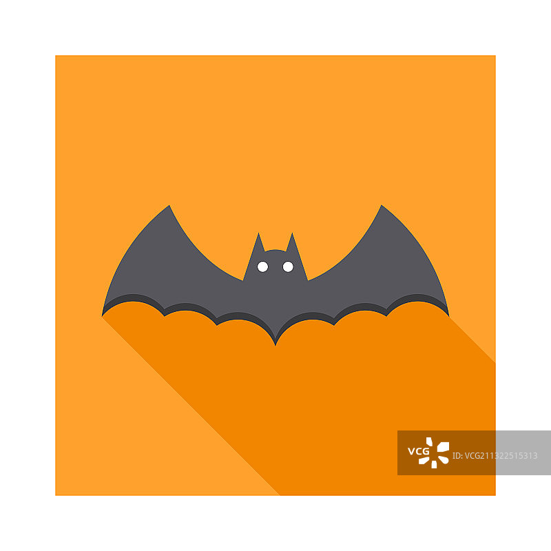 万圣节发光蝙蝠图标图片素材