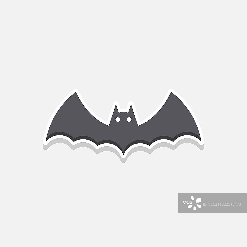 万圣节发光蝙蝠图标图片素材