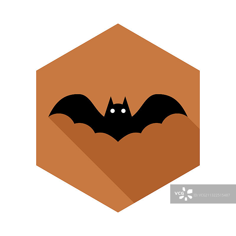 万圣节发光蝙蝠图标图片素材