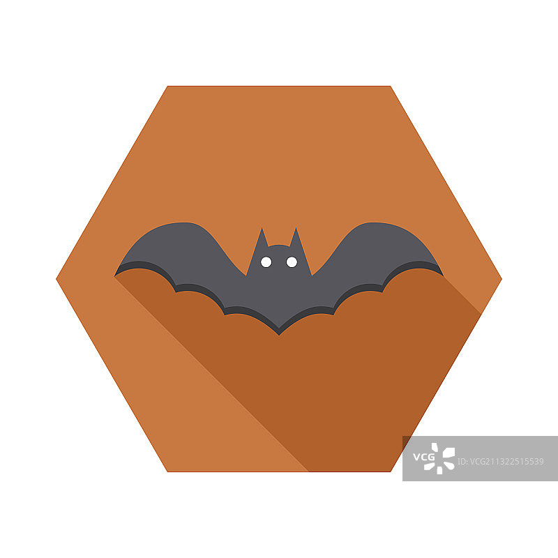 万圣节发光蝙蝠图标图片素材