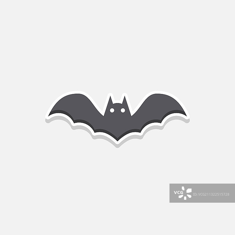 万圣节发光蝙蝠图标图片素材