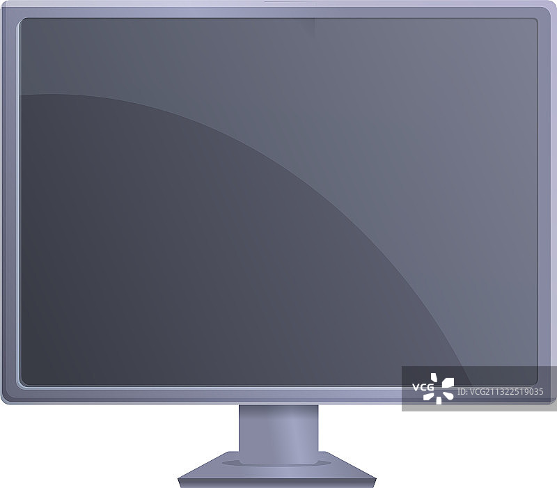 数字显示器卡通风格图标图片素材