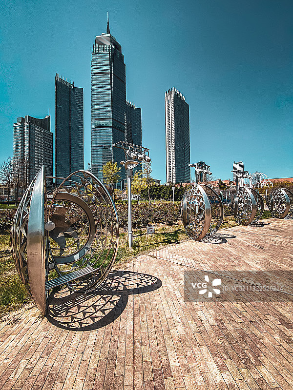 手机摄影烟台城市风景图片素材