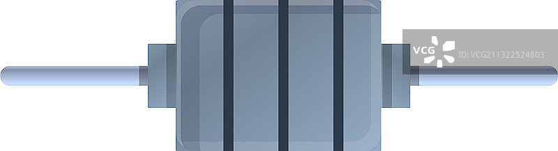 双极电容器卡通图标图片素材