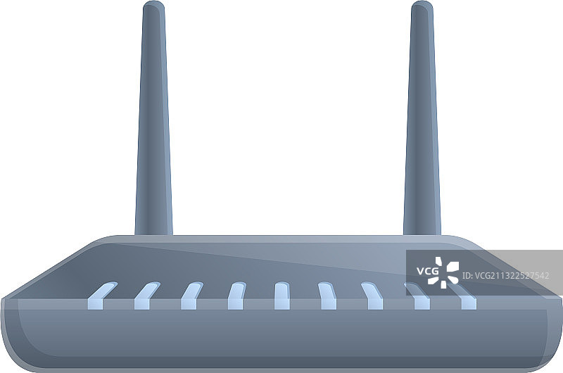 卡通风格的调制解调器图标图片素材