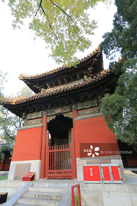 北京国子监东碑亭图片素材