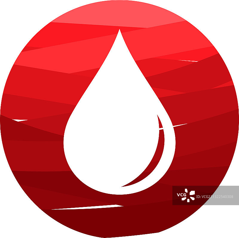 抽象圆形水滴Logo设计图片素材