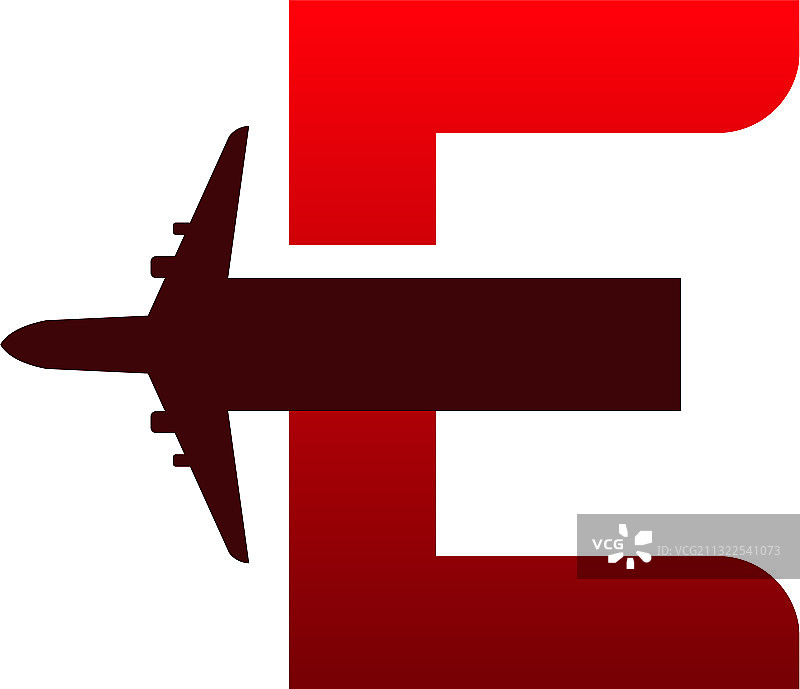 扁平现代E字母旅行logo设计理念图片素材