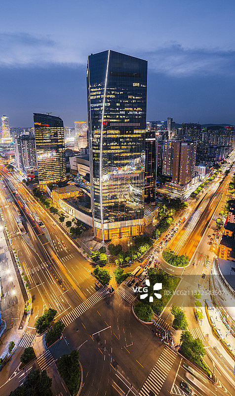 广州 太古汇 十字路口图片素材