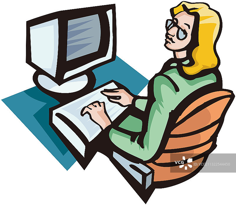 可爱的女生图片素材