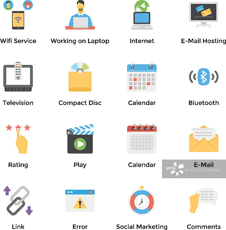 科技产品图标图片素材