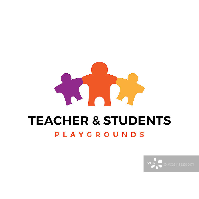老师、家长、学生儿童Logo图标图片素材