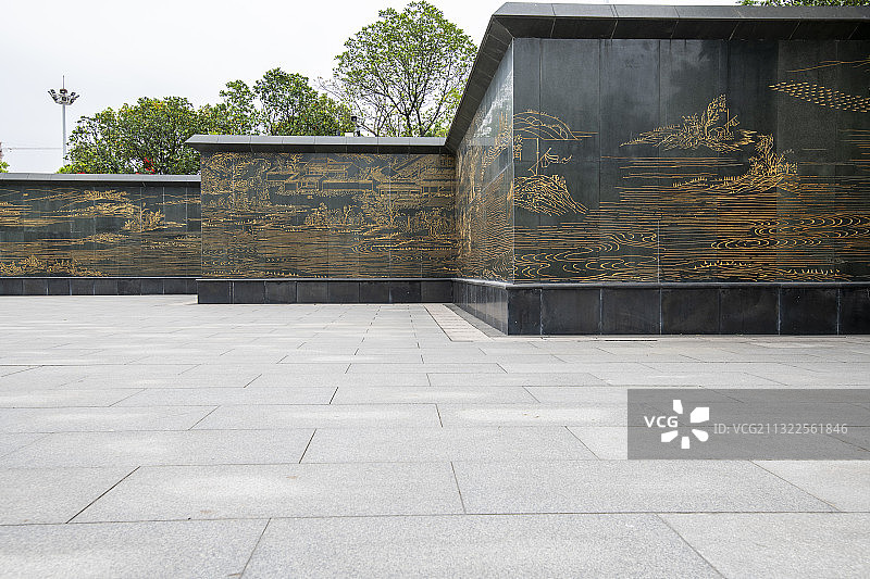 背景墙和地面图片素材