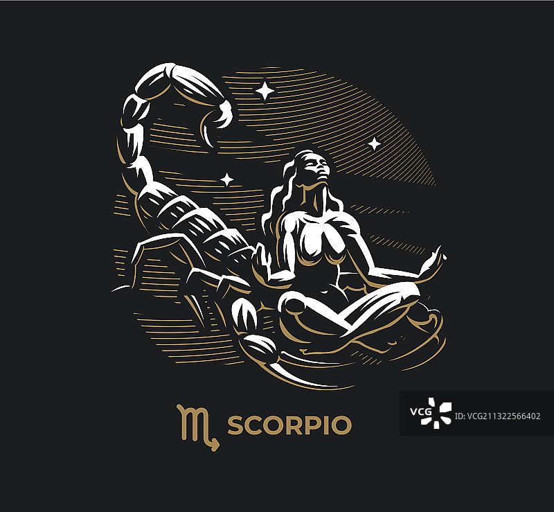 天蝎座星座标志图片素材
