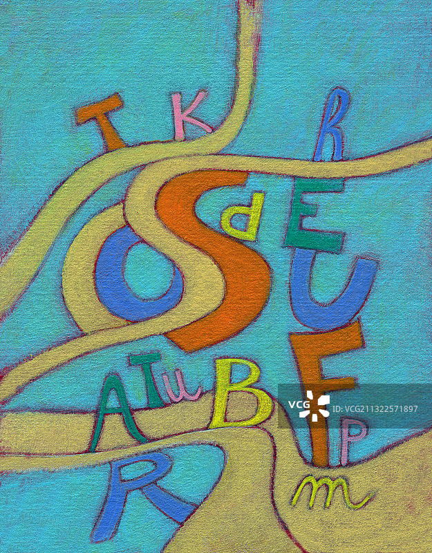 混合排版和标志插图图片素材