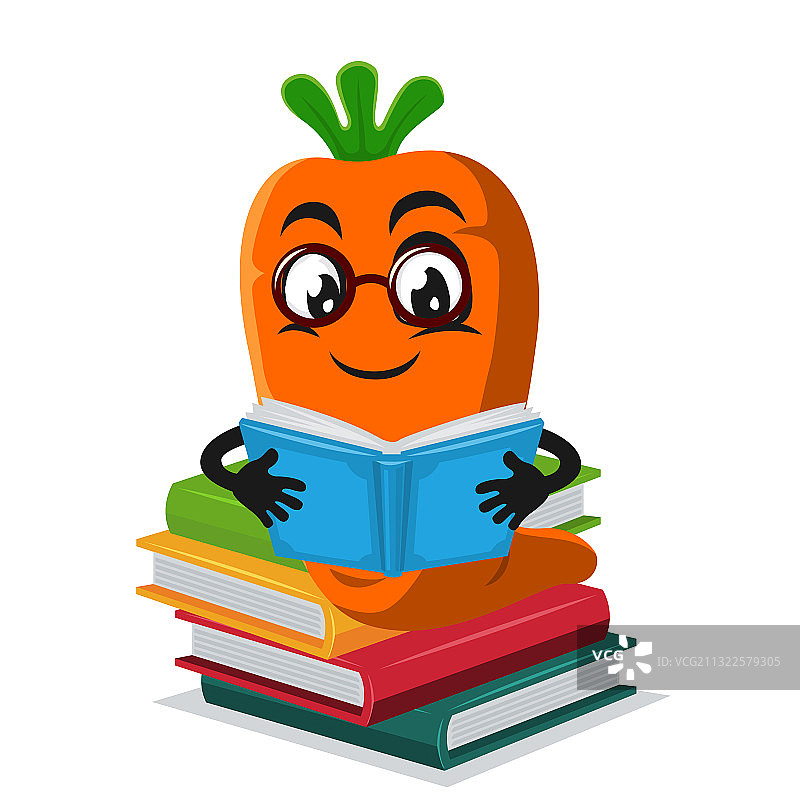 胡萝卜吉祥物或卡通形象图片素材