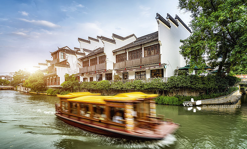 南京秦淮河风光图片素材