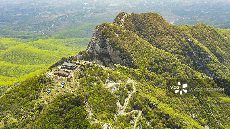 中灵山之春图片素材