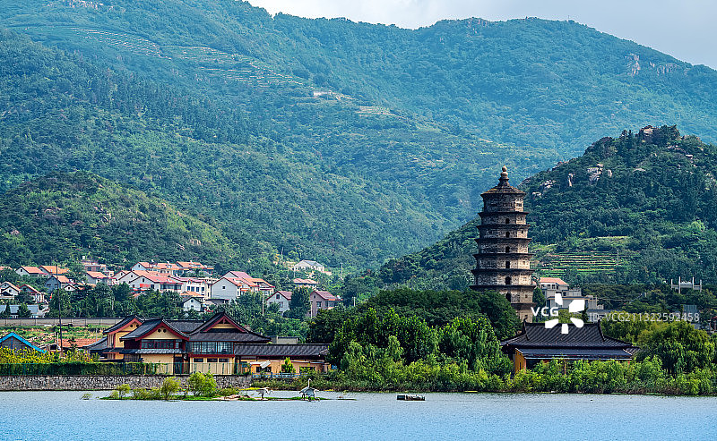 江苏连云港花果山阿育王塔图片素材