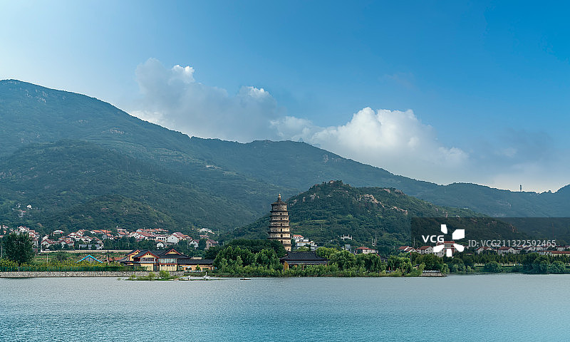 江苏连云港花果山阿育王塔图片素材