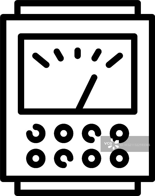 稳压器图标轮廓样式图片素材