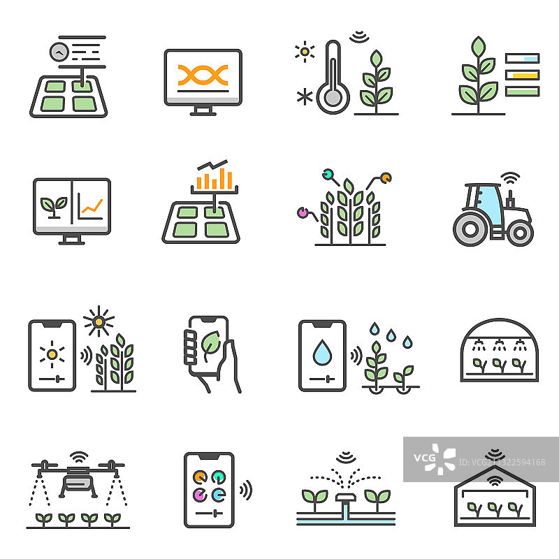 智能农场农业电子技术图片素材