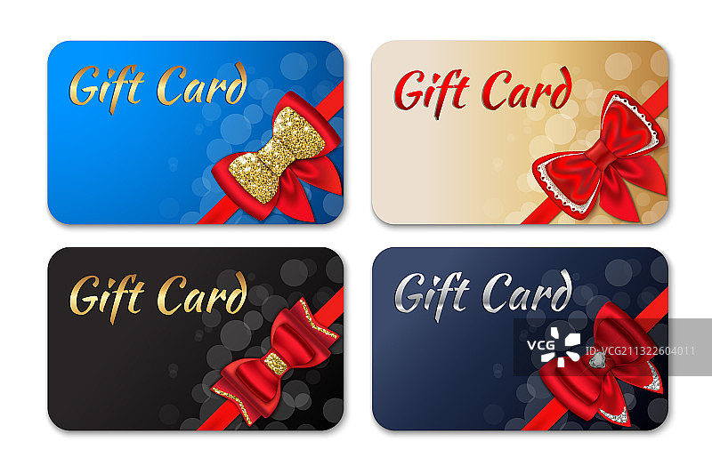 礼品卡合集图片素材