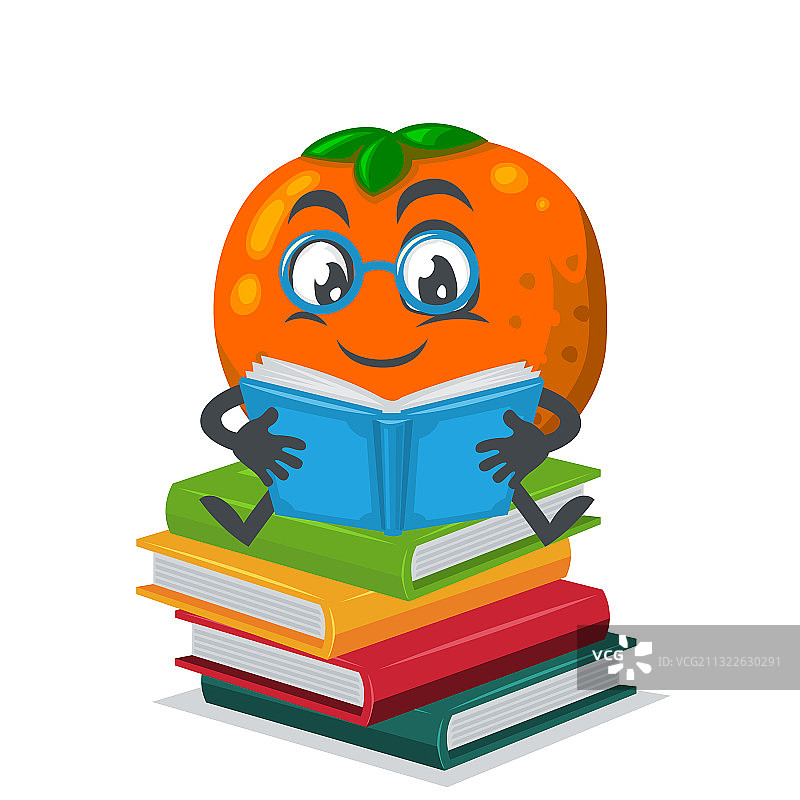 橙子水果吉祥物图片素材