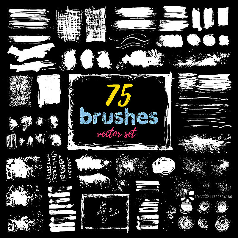 手绘画笔套装艺术草图图片素材