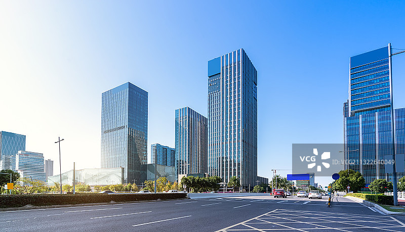 浙江宁波金融区街景图片素材