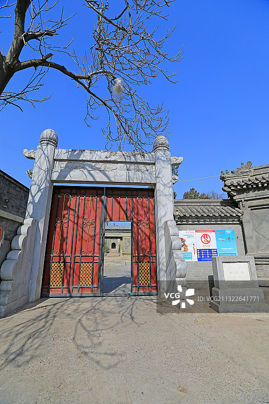 北京田义墓大门图片素材