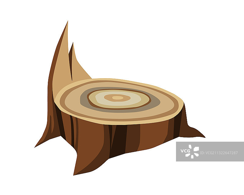 伐木业的木桩标志图片素材