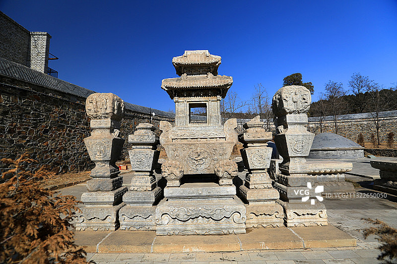 北京田义墓石五供图片素材