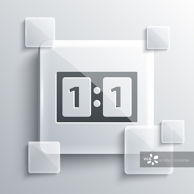 灰色运动机械记分牌和比赛结果图片素材