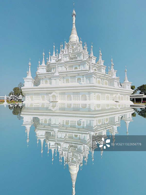 勐焕金银塔图片素材