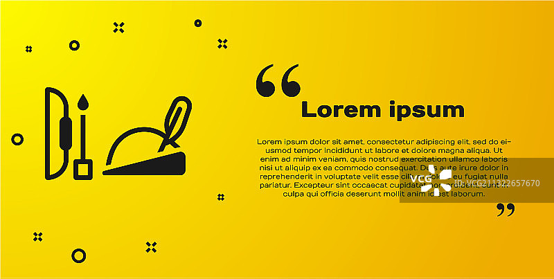 带羽毛弓箭的黑色罗宾汉帽子图片素材