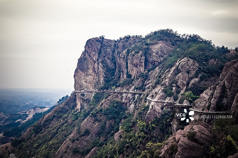 石牛寨石佛山栈道图片素材