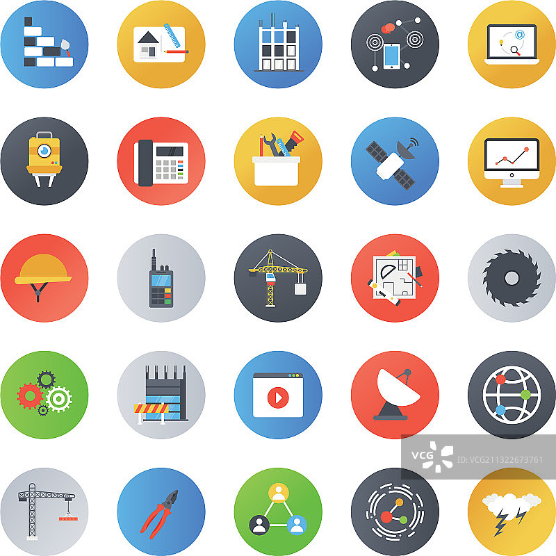 圆形图标包图片素材