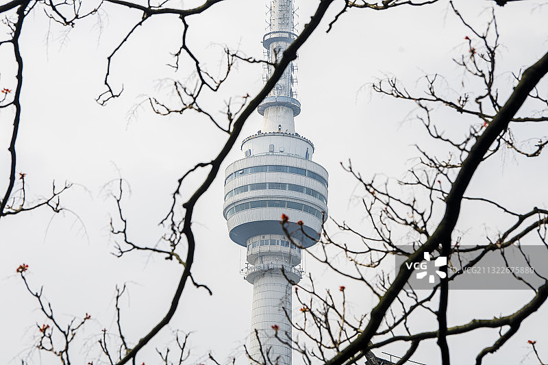 龟山电视塔图片素材
