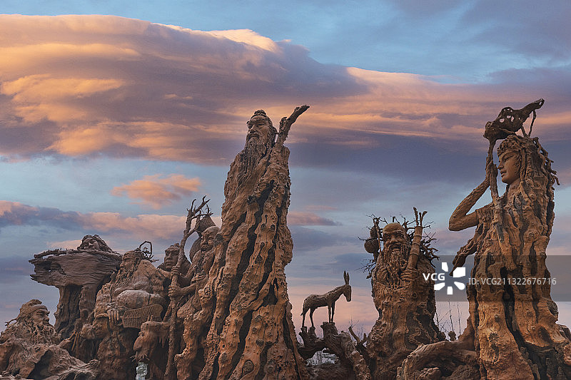 中新天津生态城永定洲公园图片素材