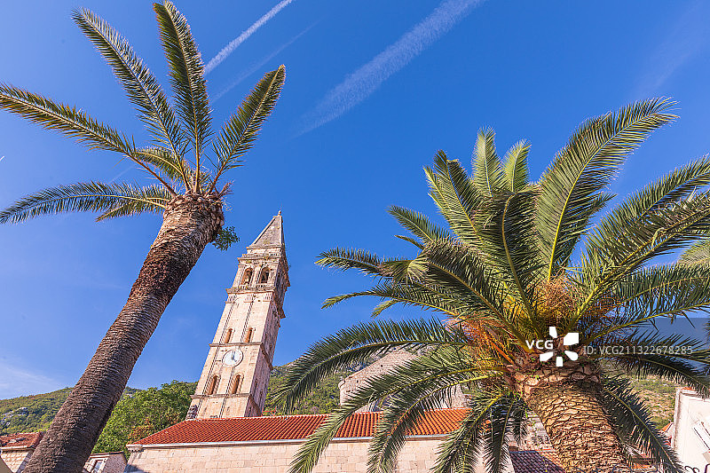 东欧黑山新海尔采格古城图片素材