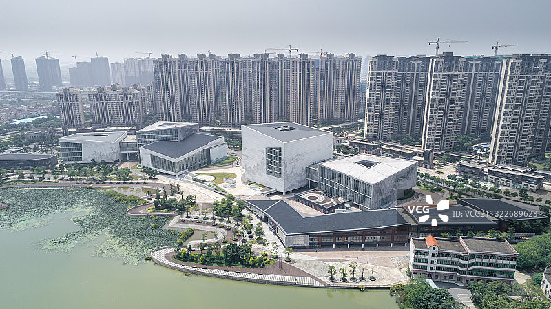 佛山市三水新城三水文化中心图片素材