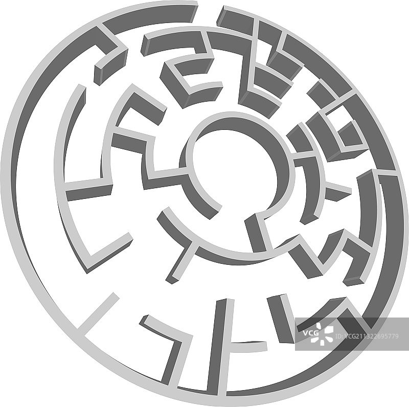 可解的3D迷宫游戏图片素材