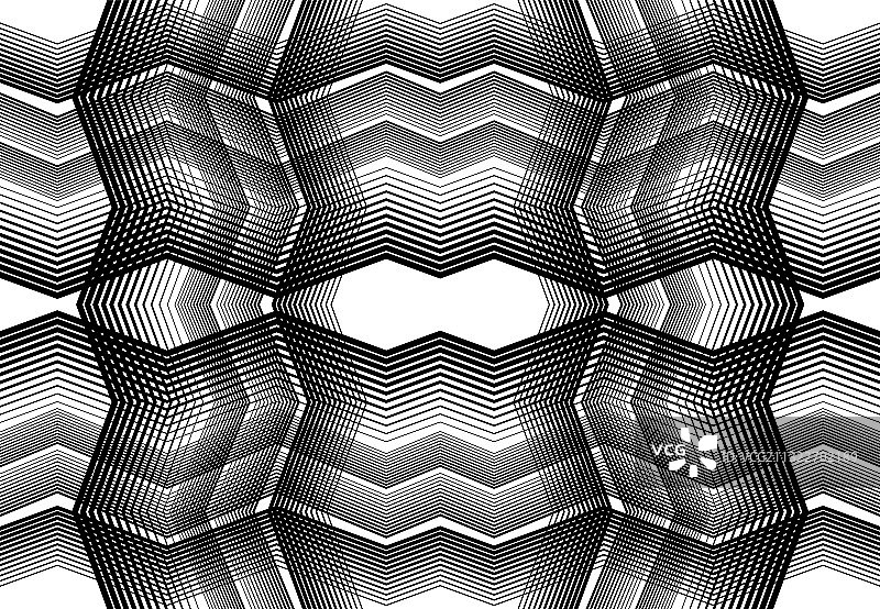 可重复和平铺网格网格之字形图片素材