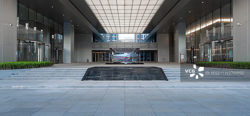 现代城市综合体大门图片素材